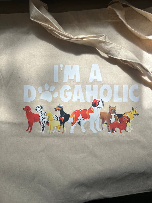 Dog lover tote bag